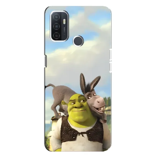 Чохол з принтом «Шрек та Осел» для OPPO A32