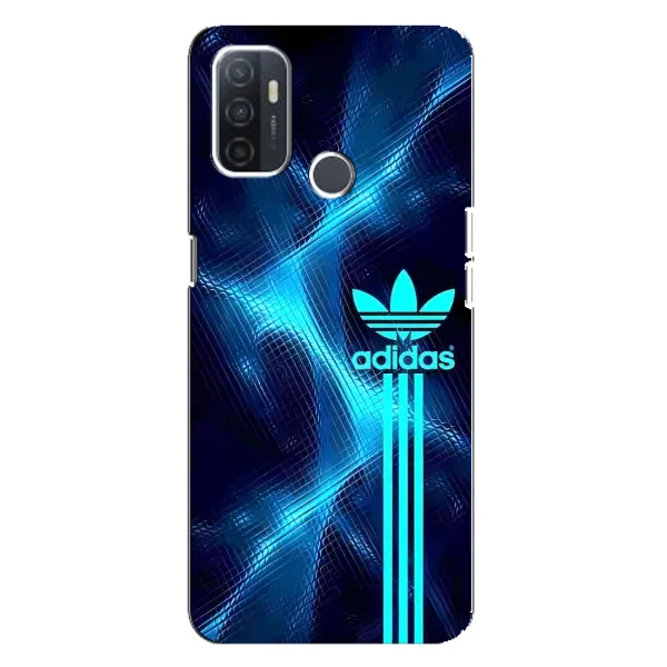 Чохол з принтом «Синій Адідас» для OPPO A32 Чохол з принтом «Синій Адідас» для OPPO A32