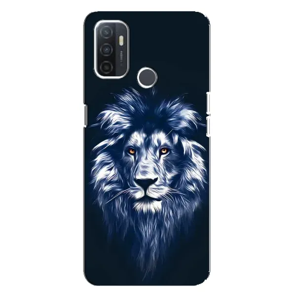 Чохол з принтом «Синій Лев» для OPPO A32 Чохол з принтом «Синій Лев» для OPPO A32