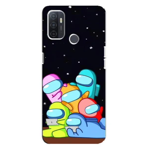 Чохол з принтом «Скіни в космосі» для OPPO A32