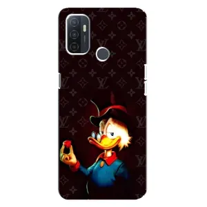 Чехли для Oppo A32 - Скрудж МакДак Louis Vuitton (PREMIUMPrint) (Скрудж з ботліантом)