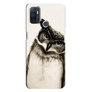 Чохол з пташками на Oppo A32 (VPrint) (Сова)