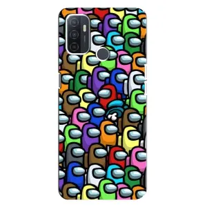 Чохли Амонг Ас для Oppo A32 (AlphaPrint) (Убитий)
