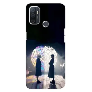 Чохли Венсдей на Oppo A32 Уенсдей (AlphaPrint) (Венздей та Інід)