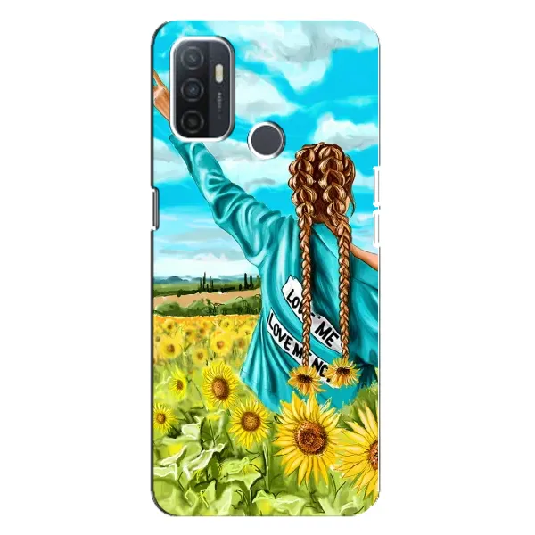Чохол з принтом «Україночка» для OPPO A32