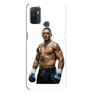 Чохол з картинкою Олександр Усик для Oppo A32 (Усик на білому)