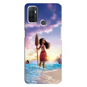 Чохол з мультфільмом Ваяна Oppo A32 (Моана з веслом)