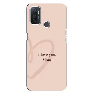 Чехлы для мамы на Oppo A32 (Сердце маме)