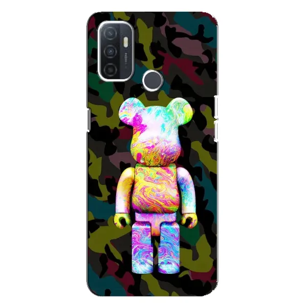 Чехол с принтом «Яркий Bearbrick» для OPPO A32