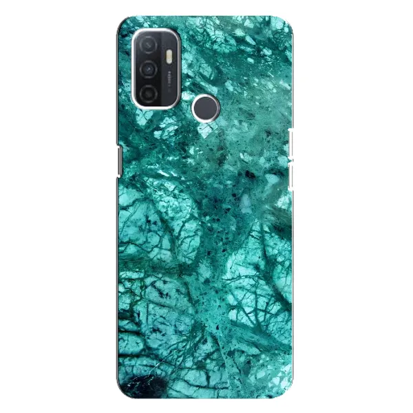 Чохол з принтом «Зелений мрамор» для OPPO A32