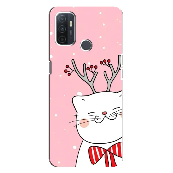 Чехол с принтом «Зимний кот» для OPPO A32 Чехол с принтом «Зимний кот» для OPPO A32