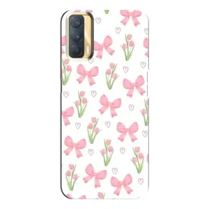 Чохол з бантиками на OPPO A33 (Банти і квіти)