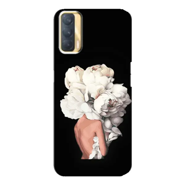 Чехол с принтом «Белые цветы» для OPPO A33 Чехол с принтом «Белые цветы» для OPPO A33