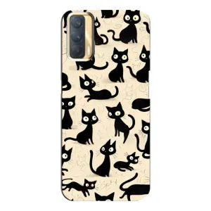Чехол с рисунком кот на Oppo A33