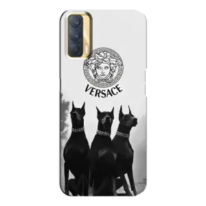 Чехлы VERSACE для Оппо А33 (PREMIUMPrint) (Доберман Версаче)