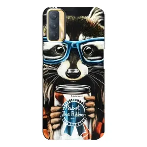 Чохол з принтом для OPPO A33 - (Прикольні) (AlphaPrint) (Єнот з банкою)