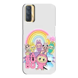 Чехол с принтом «Фон Лабубу» для OPPO A33