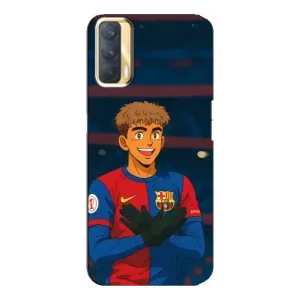 Чехол с футболистом Ламин Ямаль Oppo A33 (Футболист Ямаль)