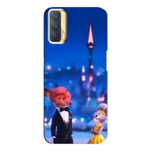 Чехол с принтом «Романтический вечер Зверополис» для OPPO A33