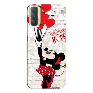Чехол Disney Mouse Oppo A33 (PREMIUMPrint) (Heart Minni)