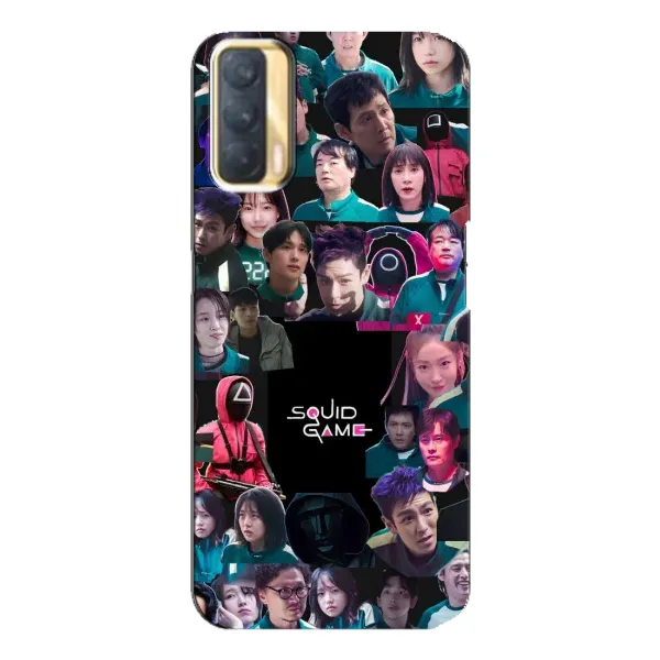 Чохол з принтом «Колаж Гра кальмара» для OPPO A33