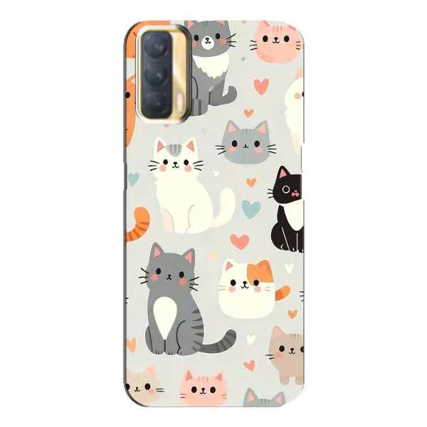 Чехол с принтом «Коллаж котов» для OPPO A33 Чехол с принтом «Коллаж котов» для OPPO A33