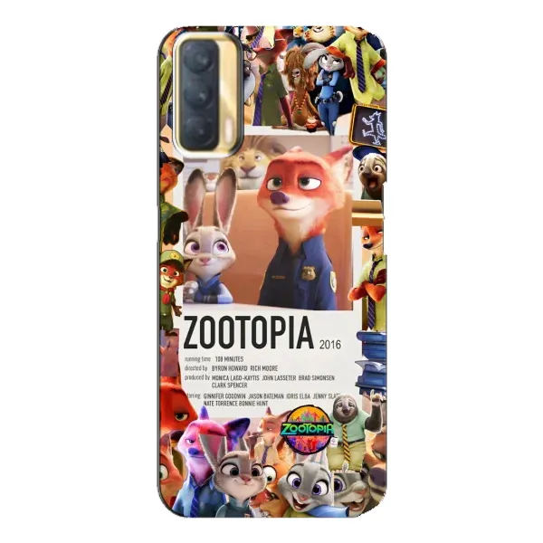 Чехол с принтом «Постер Зверополис» для OPPO A33