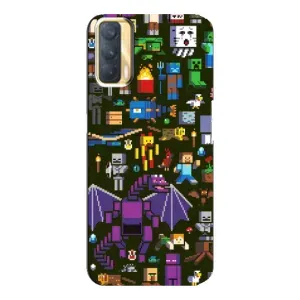 Чохол Майнкрафт на Oppo A33 (AlphaPrint) Minecraft (Колаж Майнкрафт)
