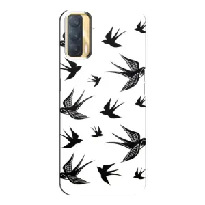Чохол з пташками на Oppo A33 (VPrint) (Ластівки)