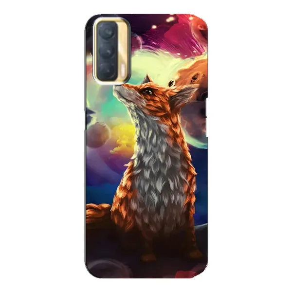 Чохол з принтом «Лисичка в космосі» для OPPO A33