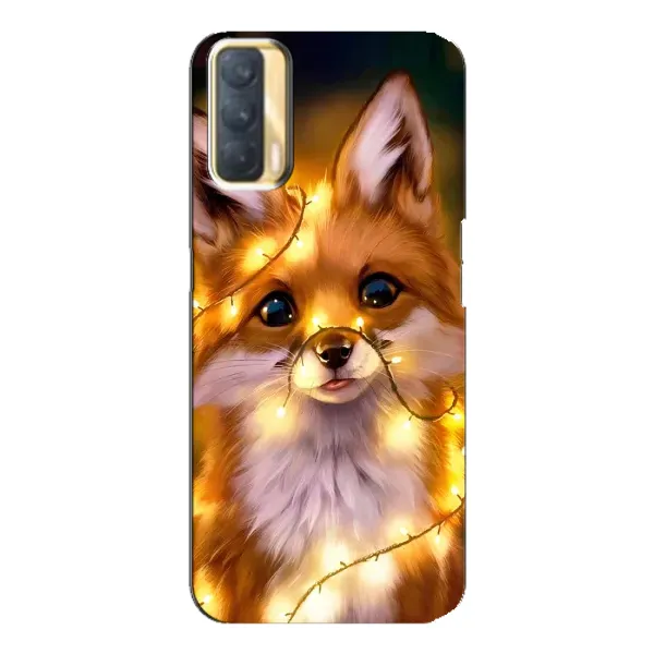 Чохол з принтом «Лисичка в гірляндах» для OPPO A33