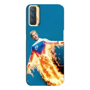 Чехол с принтом «Человек-факел в огне» для OPPO A33