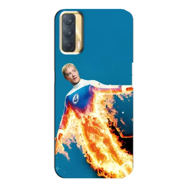 Чехол с принтом «Человек-факел в огне» для OPPO A33