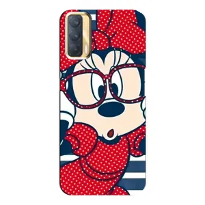 Эксклюзивный чехол для Oppo A33 (AlphaPrint - Мультяшные) (Маус в очках)