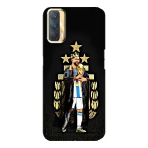 Чехлы для Oppo A33 (Leo чемпион) (AlphaPrint) (Месси Король)