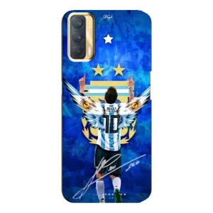 Чехлы для Oppo A33 (Leo чемпион) (AlphaPrint) (Месси сборная)
