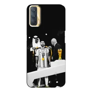 Чехлы для Oppo A33 (Leo чемпион) (AlphaPrint) (Месси в накидке)