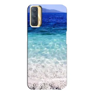 Силиконовый чехол с КАРТИНКАМИ лето для Oppo A33 (AlphaPrint) (Море)