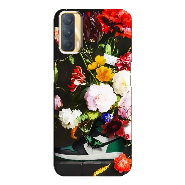 Чехол с принтом «Nike цветы» для OPPO A33