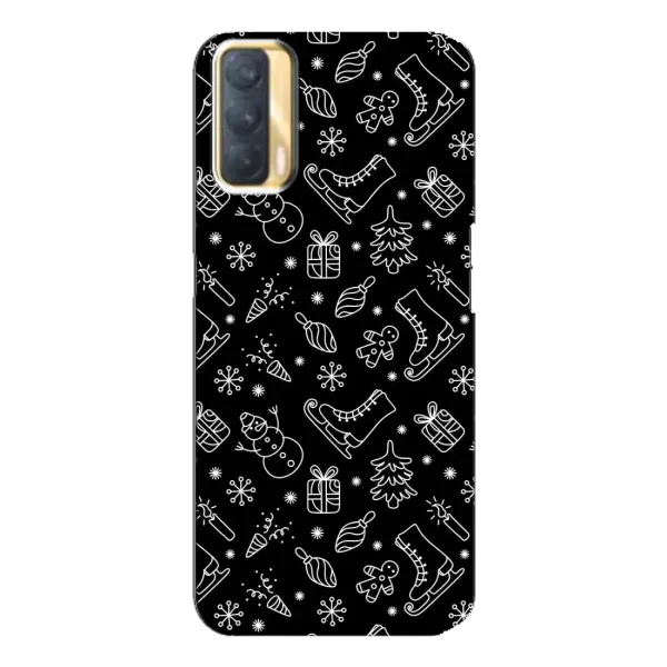 Чехол с принтом «Новогодний фон» для OPPO A33 Чехол с принтом «Новогодний фон» для OPPO A33