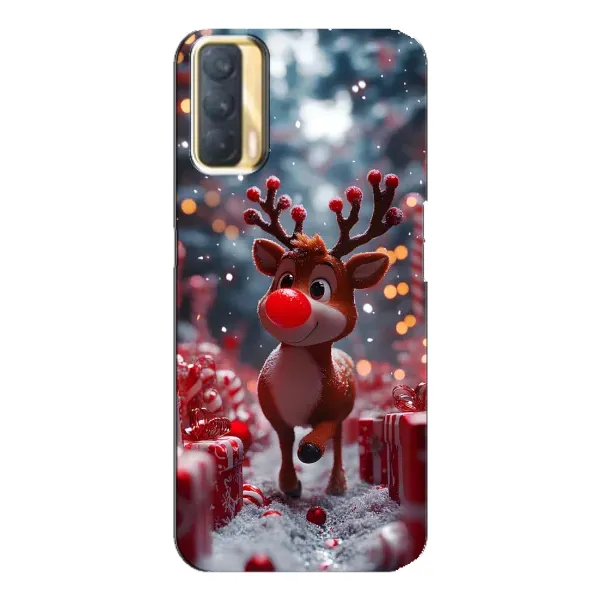 Чехол с принтом «Олень среди подарков» для OPPO A33 Чехол с принтом «Олень среди подарков» для OPPO A33