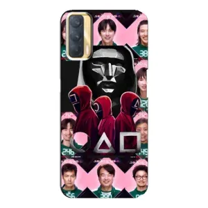 Чохол з принтом «Учасники Гра кальмара» для OPPO A33