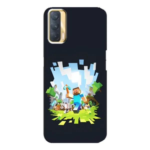 Чохол з принтом «персонажі Minecraft» для OPPO A33 Чохол з принтом «персонажі Minecraft» для OPPO A33