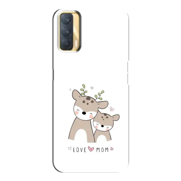Чохол з принтом «Оленята мама і малюк» для OPPO A33