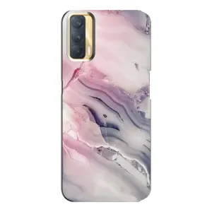 Мраморный чехол на Oppo A33 (VPrint) (Пурпурный Мрамор)