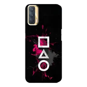 Чохол з принтом «Символи Гра кальмара» для OPPO A33