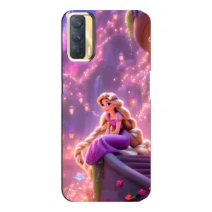 Чохол з принтом «Рапунцель у замку» для OPPO A33