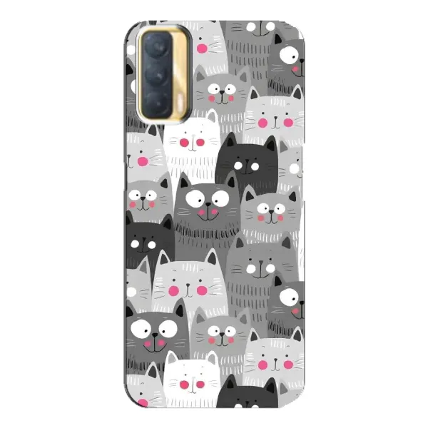 Чехол с принтом «Рисованные котики» для OPPO A33 Чехол с принтом «Рисованные котики» для OPPO A33