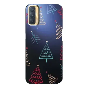 Чехол с принтом «Рождественские елки» для OPPO A33