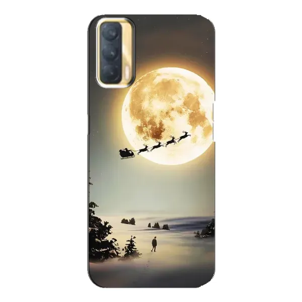 Чехол с принтом «Санта на луне» для OPPO A33 Чехол с принтом «Санта на луне» для OPPO A33